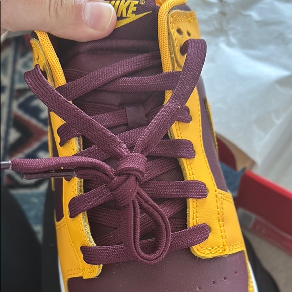 Nike size 11.5 men’s Nike dunk low retro Yellow Sneakers new in box - Picture 8 of 11